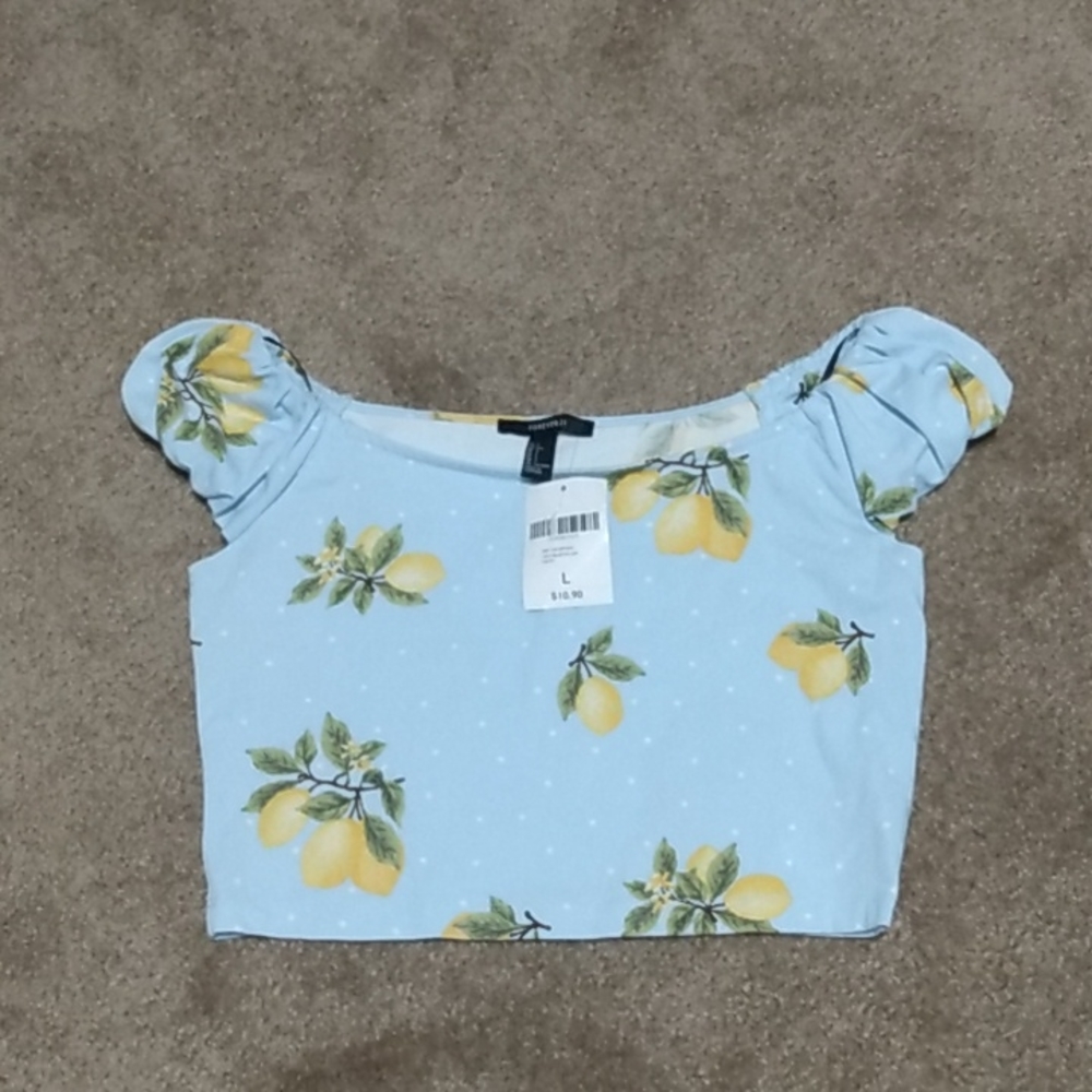 Forever 21 size L crop top